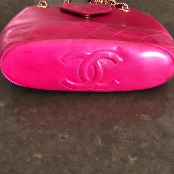 Authentic Vintage Chanel Pink Flap - Picture 5 of 6